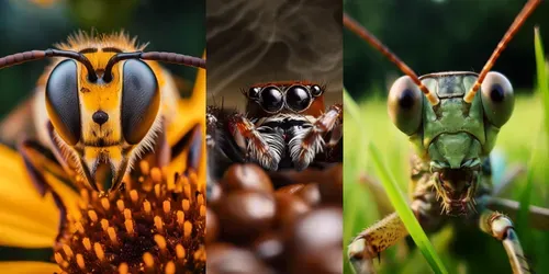 Realistic Macro Animal Photography generated by midjourney