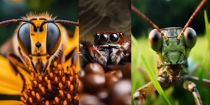 Realistic Macro Animal Photography generated by undefined