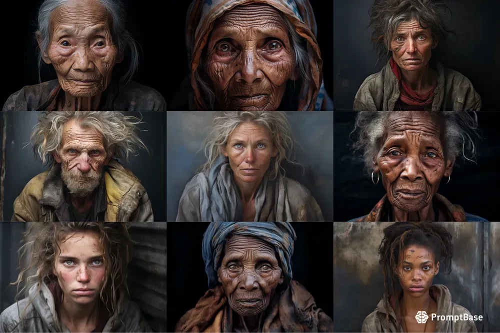 Harsh Reality Portraits From Street Life