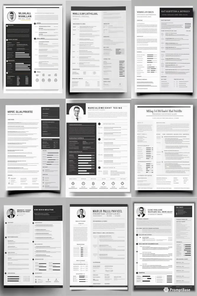 Professional Resume CV Templates