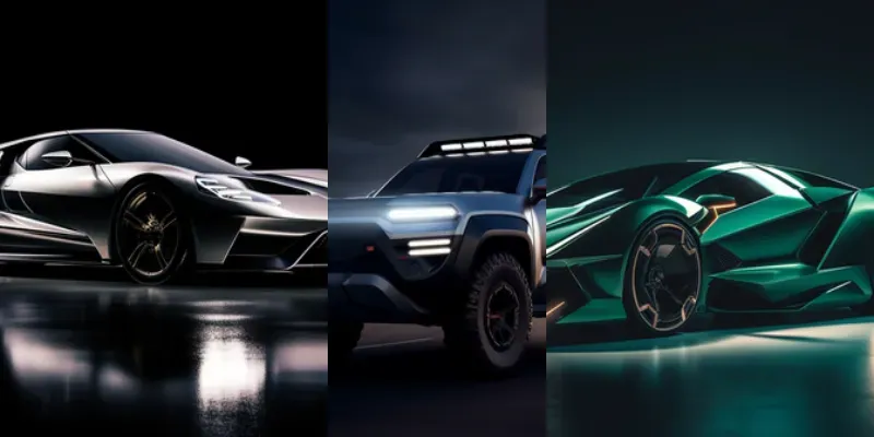 Stylized Concept Cars generated by undefined