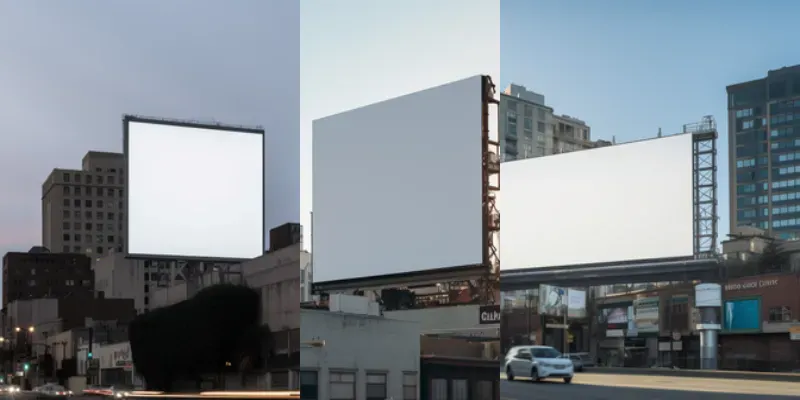 Downtown Billboard Mockups generated by undefined