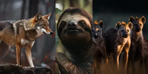 Nat Geo Grade Photorealism Animals generated by midjourney