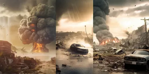 Doomsday Stock Photos generated by midjourney