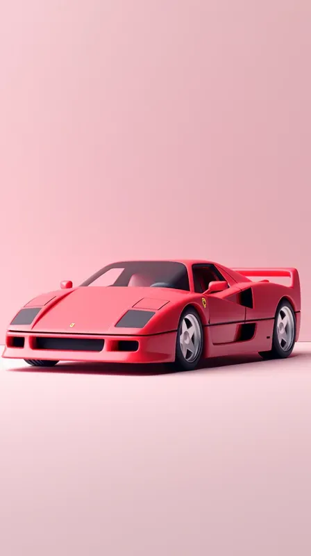 Clean 3D Render Car Wallpapers