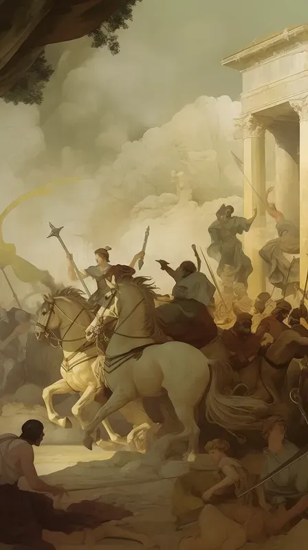 Neoclassical Portrayal Paintings