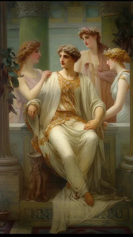 Neoclassical Portrayal Paintings