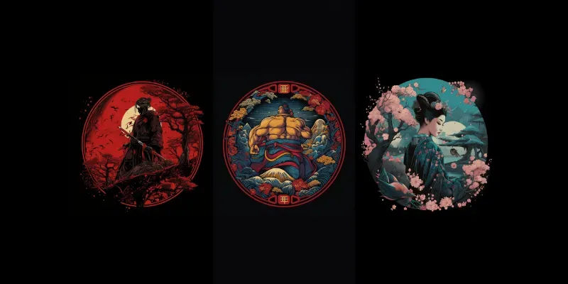 Japanese Tshirt Graphics generated by undefined