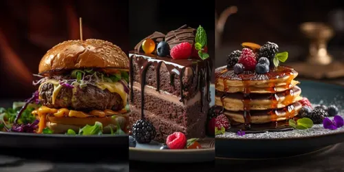 Pro Photorealistic Food Shots generated by midjourney
