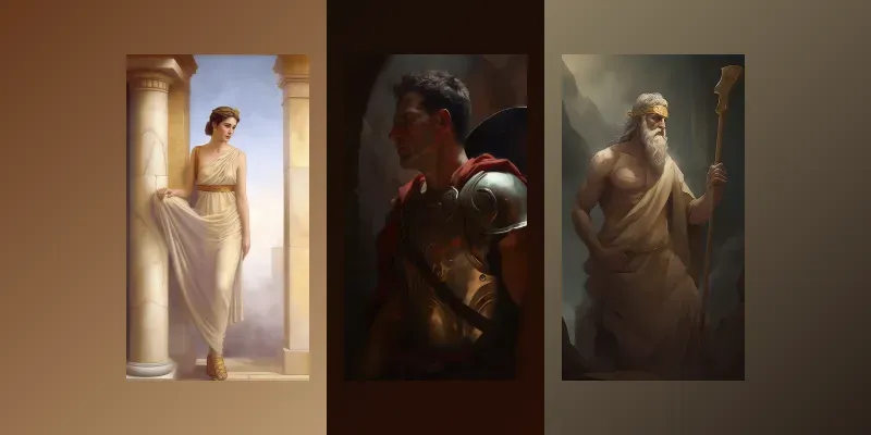 Neoclassical Portrayal Paintings generated by undefined