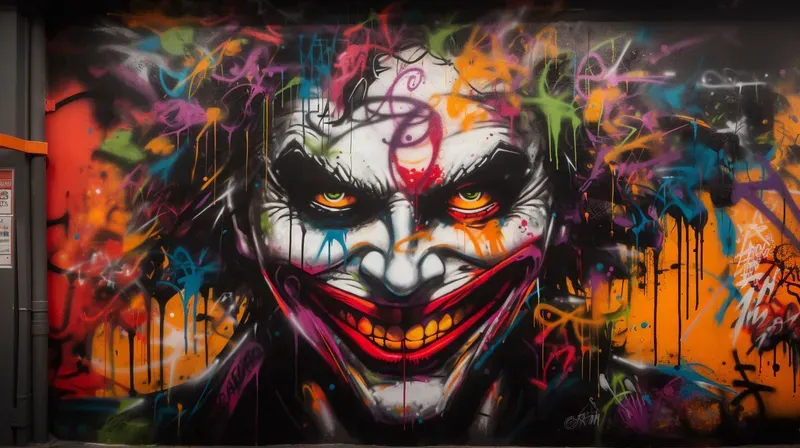 Graffiti Murals Well-lit