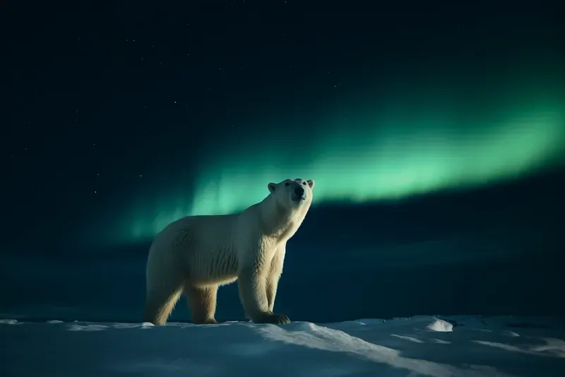 Elegant Photography Northern Lights