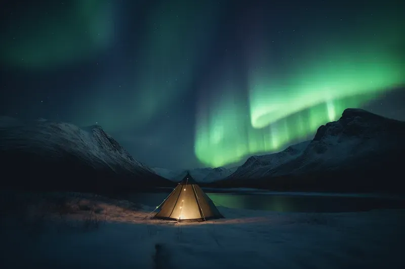 Elegant Photography Northern Lights