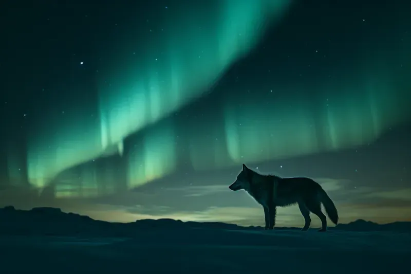 Elegant Photography Northern Lights