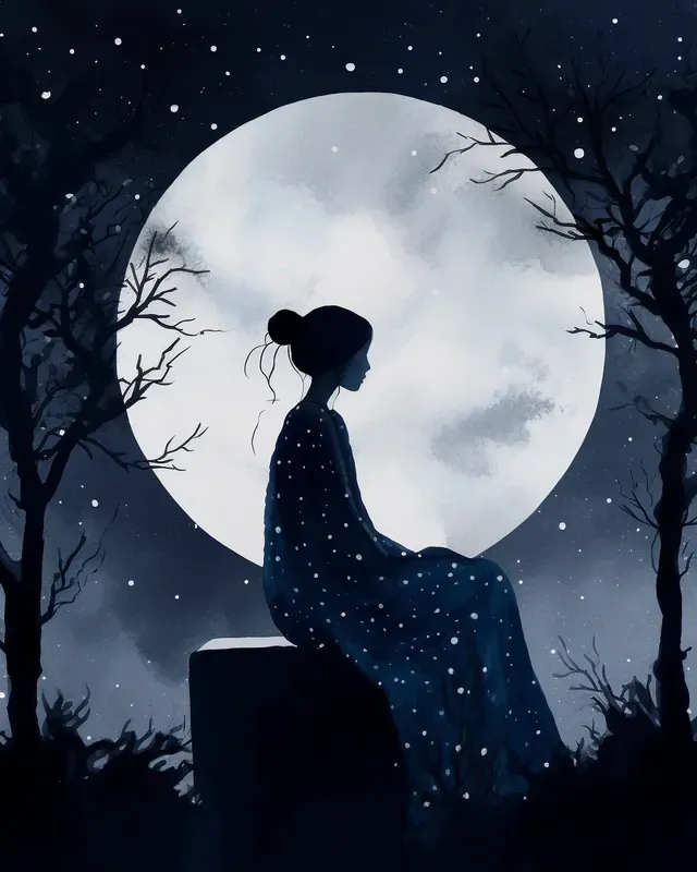 Beautiful Moonlit Illustrations