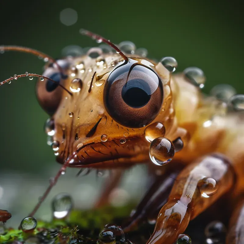 Realistic Macro Animal Photography