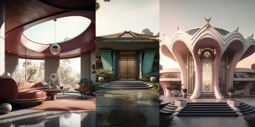 Spectacular Architectures generated by midjourney
