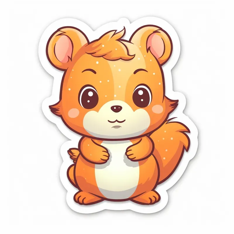 Cute Baby Animals And Stickers