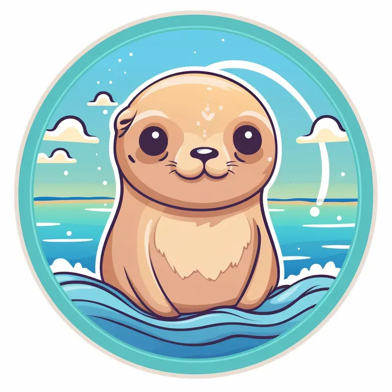 Cute Baby Animals And Stickers