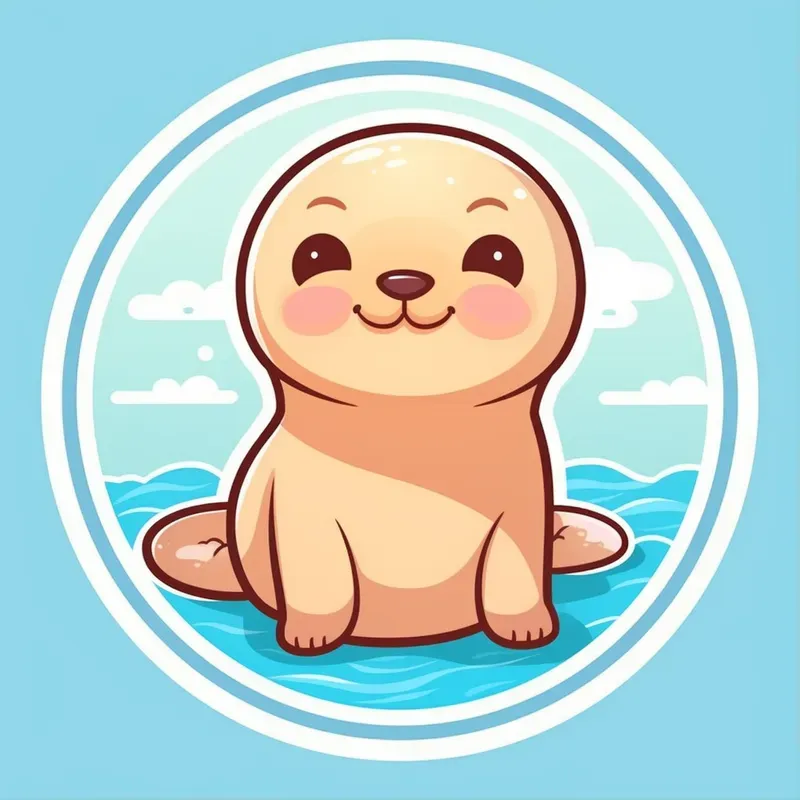 Cute Baby Animals And Stickers