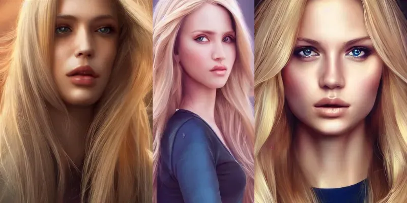 Blonde Female generated by undefined