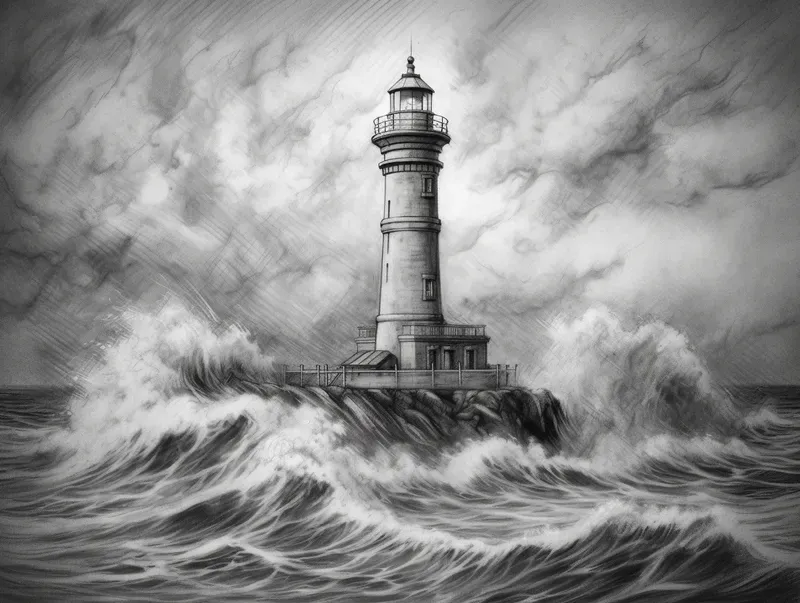 Poetic Scenes In Pencil Art