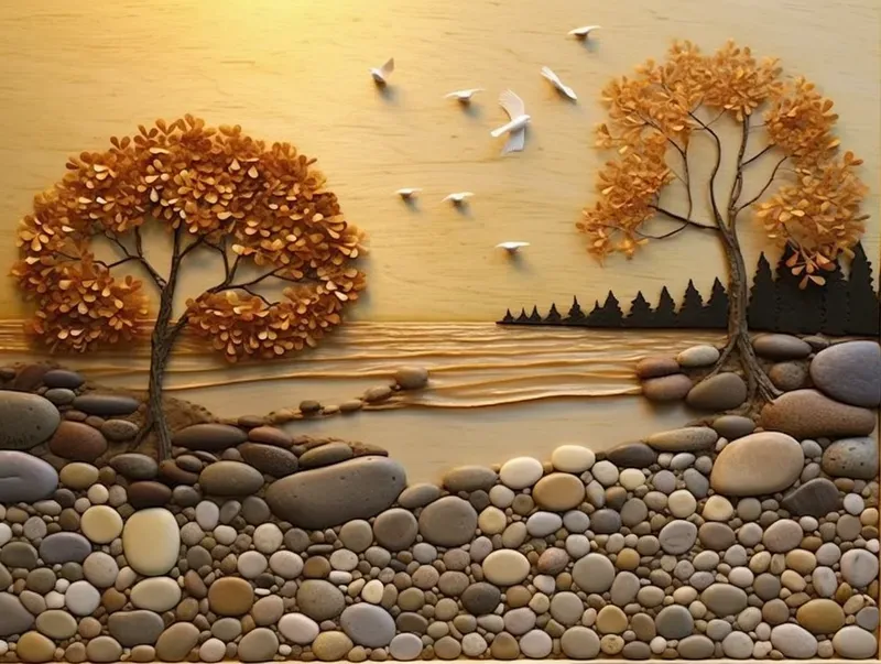 Pebble Art Landscapes