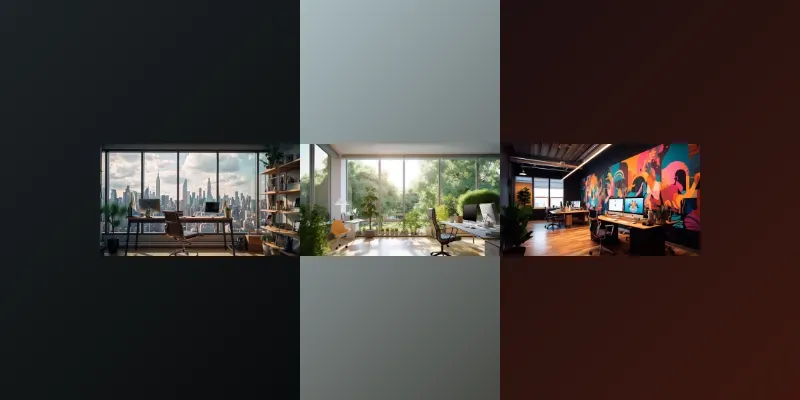 Video Call Office Backgrounds generated by undefined