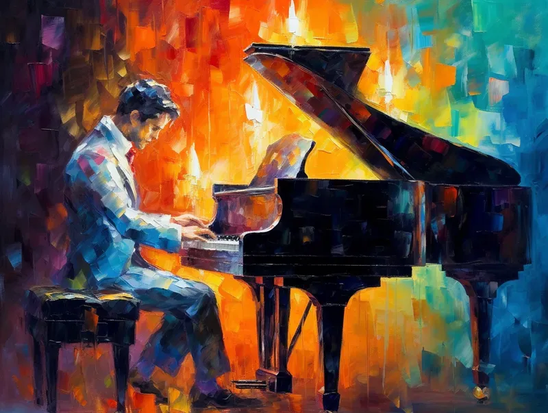 Ethereal Figures In Impressionist Style