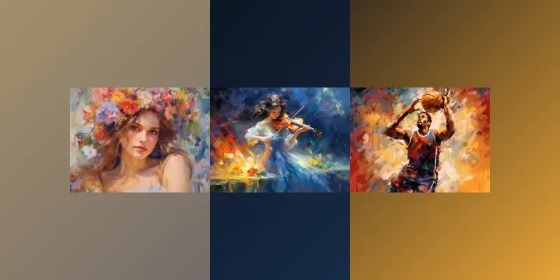 Ethereal Figures In Impressionist Style generated by undefined