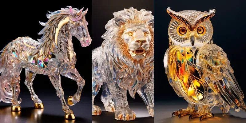 Crystal Magic Enchanted Beings generated by undefined