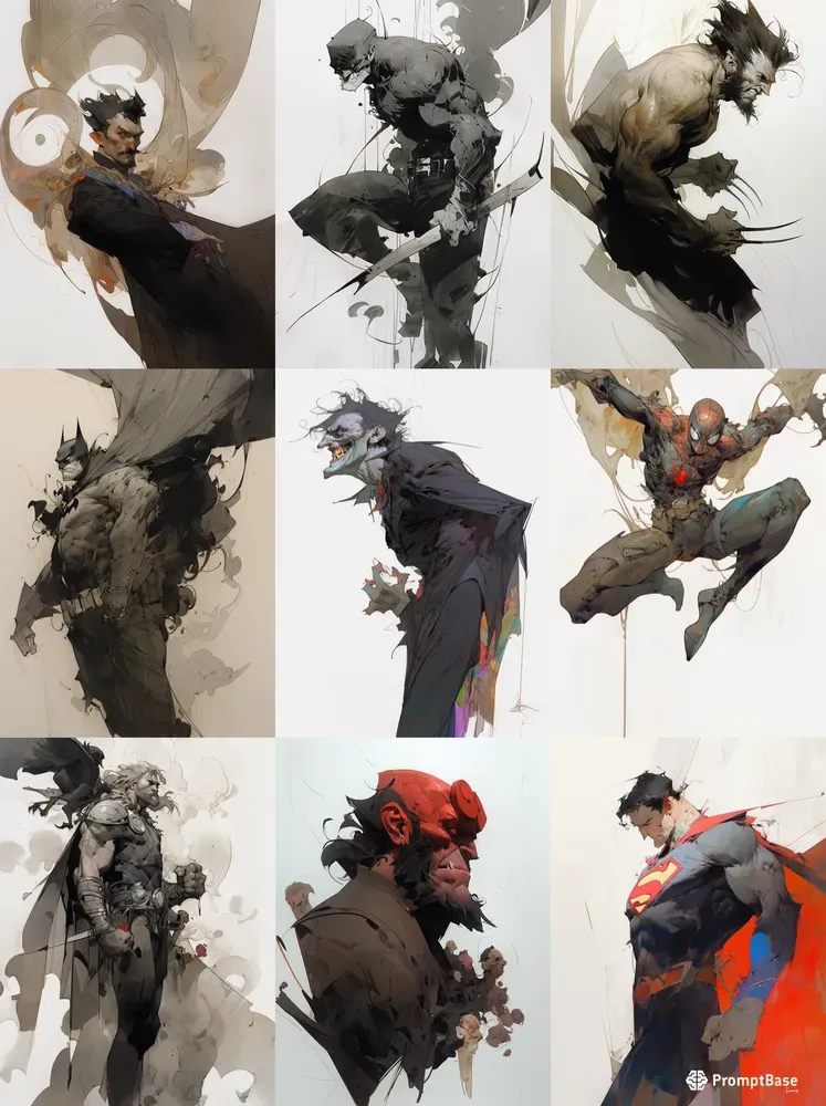 Expressionist Comic Style