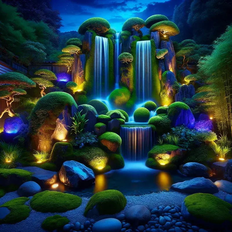 Relaxing Zen Waterfalls