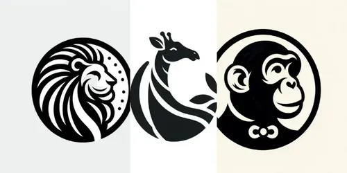 Logo Minimalist Animals generated by dalle
