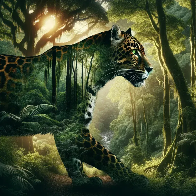 Jungles In Double Exposure