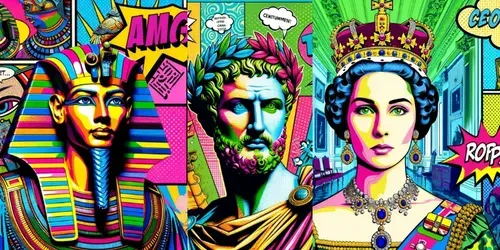 Pop Art Characters generated by dalle