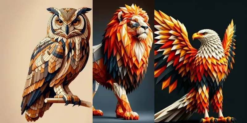 Geometric Animals generated by undefined