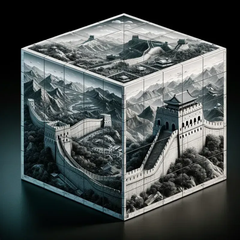 Modern Wonders In 3D Cubes