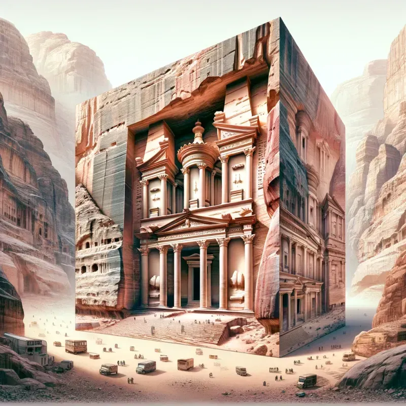 Modern Wonders In 3D Cubes