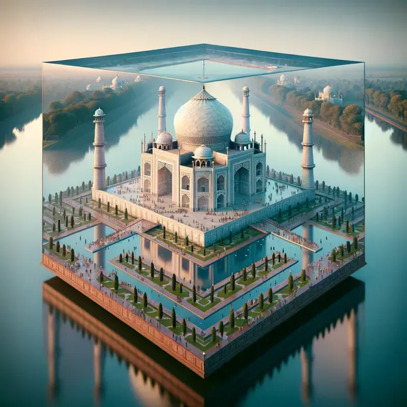 Modern Wonders In 3D Cubes