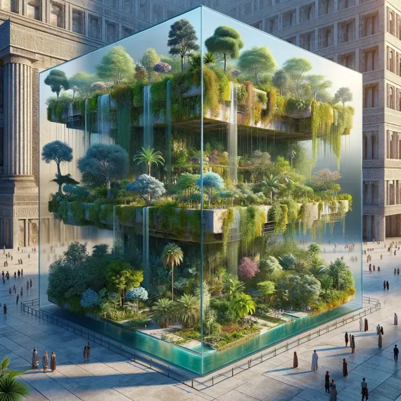 Ancient Wonders In 3D Cubes