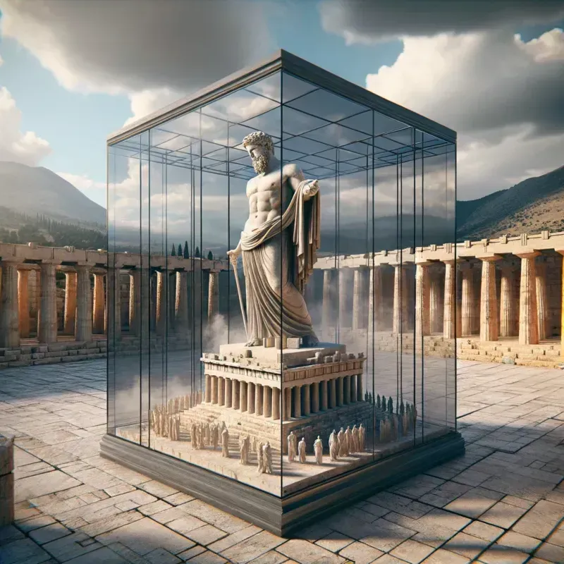 Ancient Wonders In 3D Cubes