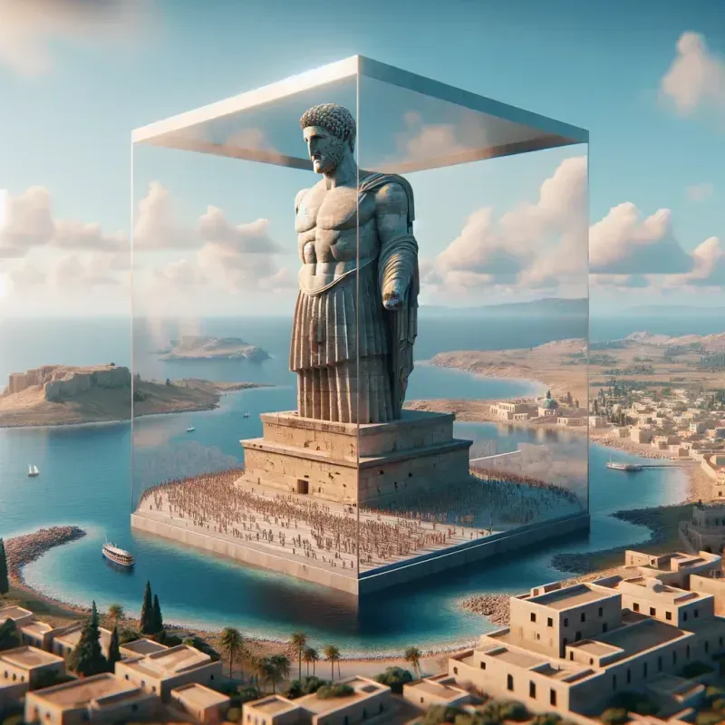 Ancient Wonders In 3D Cubes