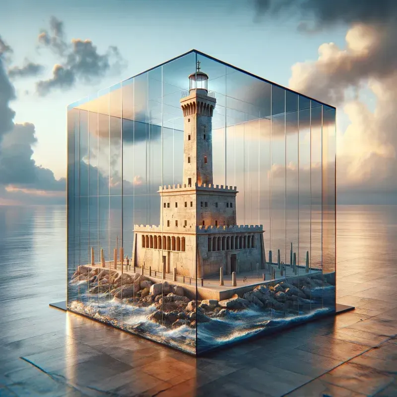 Ancient Wonders In 3D Cubes