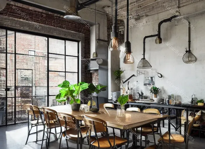 Industrial Dining Rooms