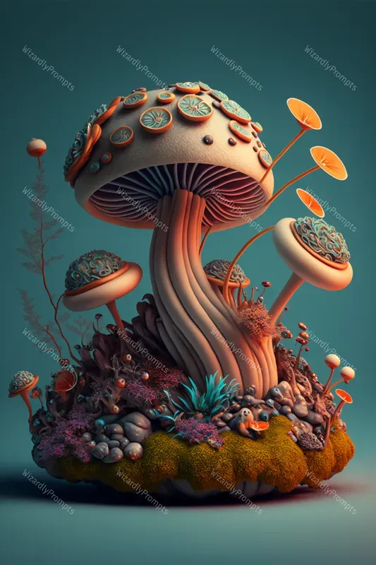 Psychedelic Mushroom Displays