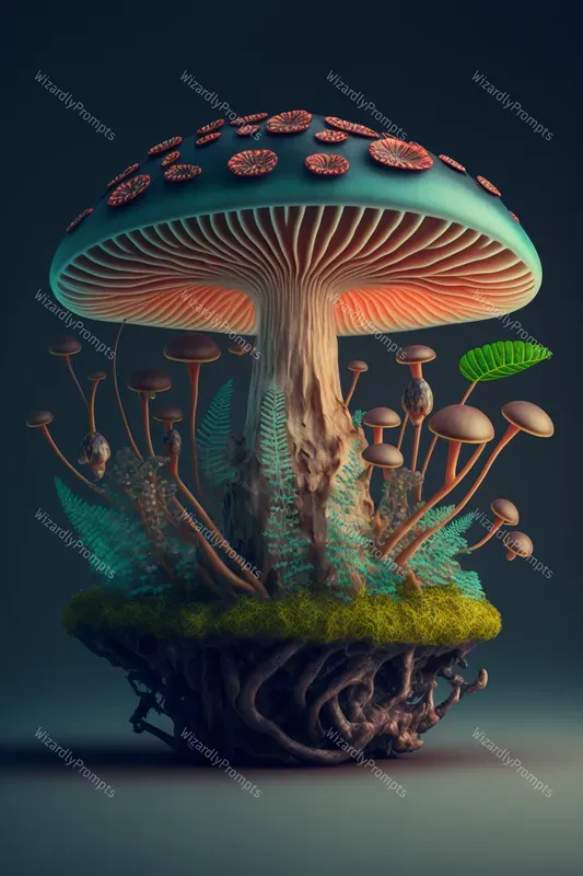 Psychedelic Mushroom Displays