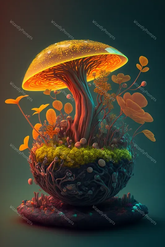 Psychedelic Mushroom Displays