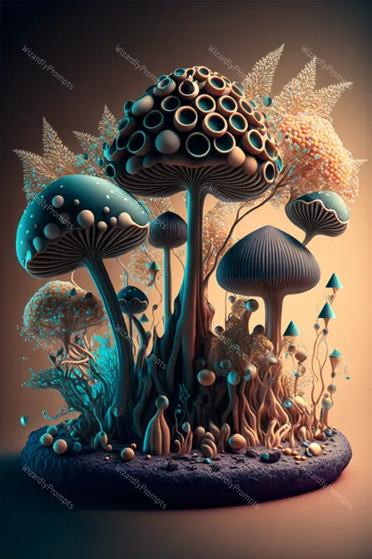 Psychedelic Mushroom Displays