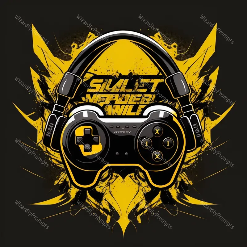 Headphones Controllers Gamer Logos